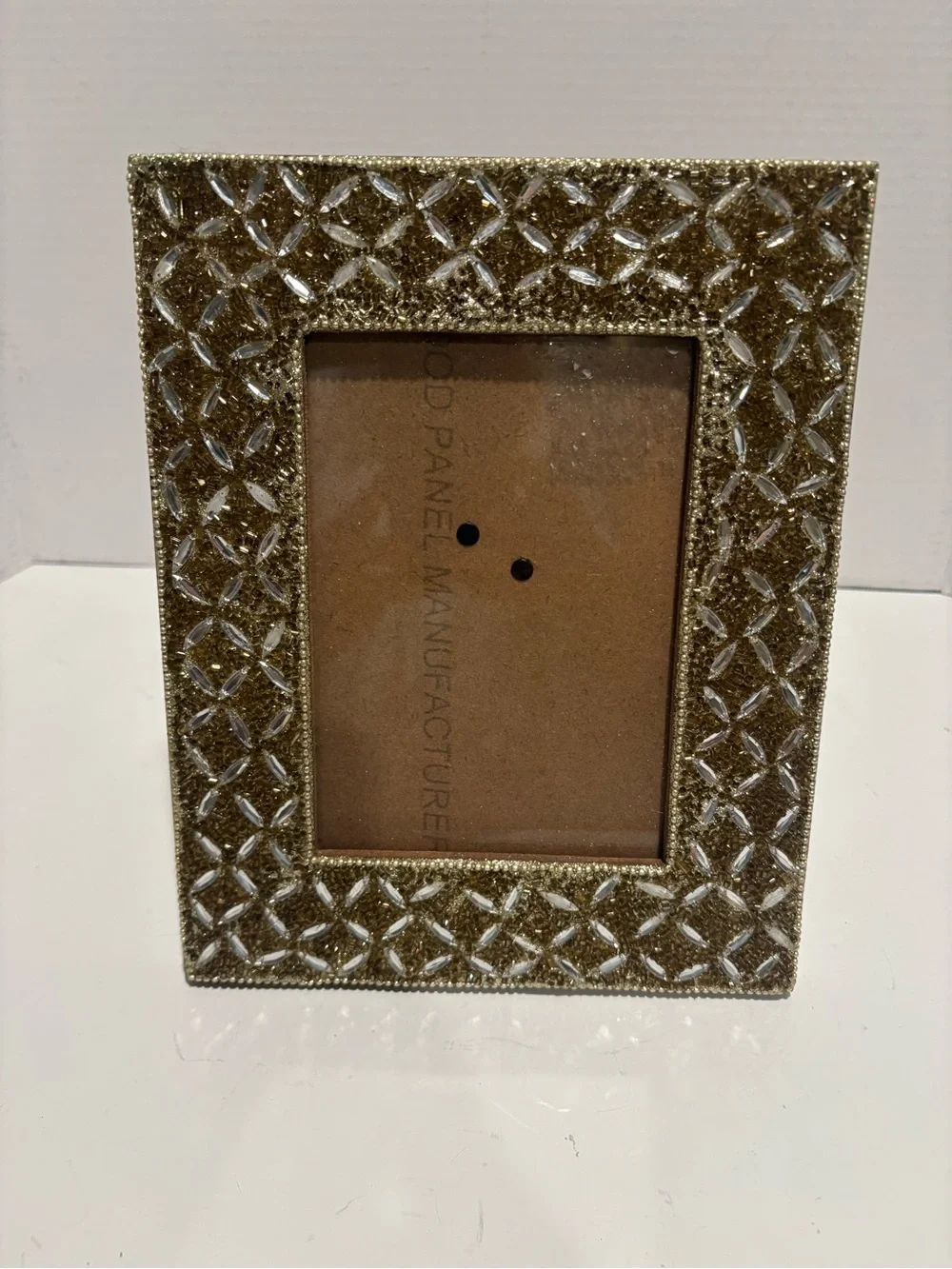 Sparkling Gold Decorative Photo Frame - Home Accents